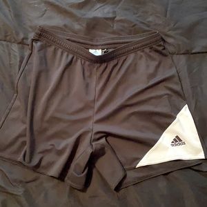 Black adidas shorts
